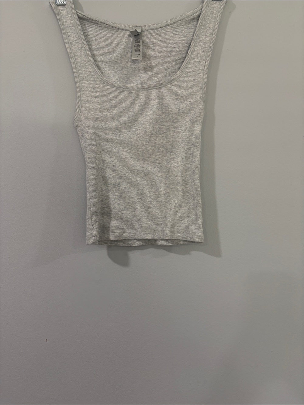 SKIMS LIGHT GREY TANk TOP & BOXER SET SIZE/S - Picture 4 of 7